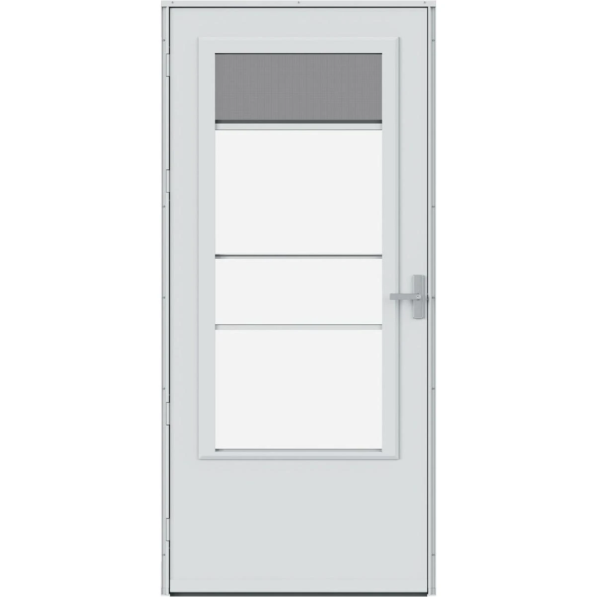 Larson Screenaway Lifestyle 2.0 36 In. White Midview Storm Door