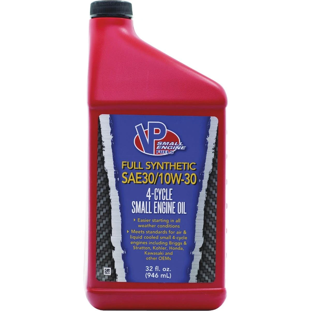 VP Racing Fuels 32 Oz. SAE30/10W30 Full Synthetic 4-Cycle Small Engine Oil
