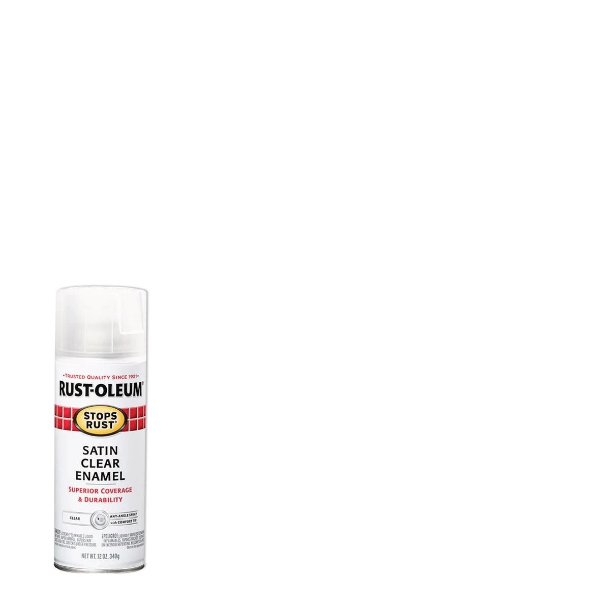 Rust-Oleum Stops Rust Clear 12 Oz. Satin Anti-Rust Spray Paint