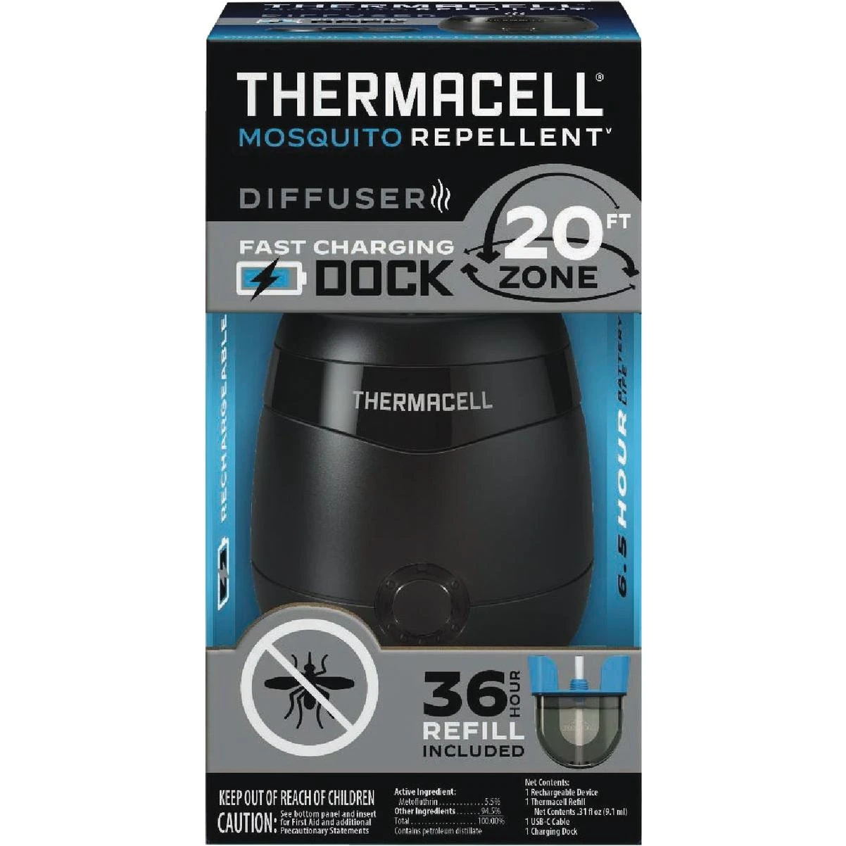 Thermacell Rechargeable Mosquito Repeller with Base