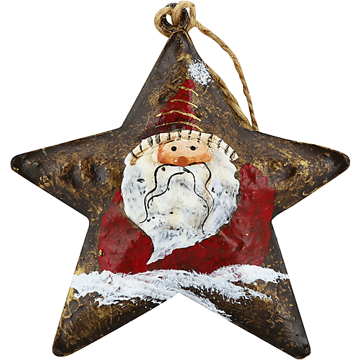 NA Gerson 2312860 Bells & Stars Christmas Ornament, Metal
