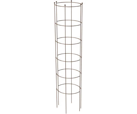57 Inch Rustic Half Round Vegetable Ladder For Garden Support