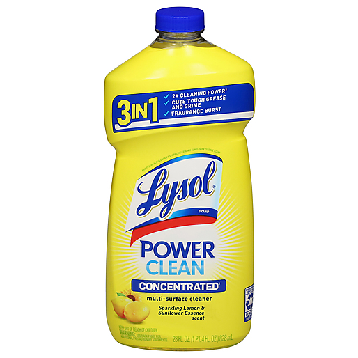 Lysol 28 Oz. Lemon Power Clean Multi-Surface Cleaner 1920082513