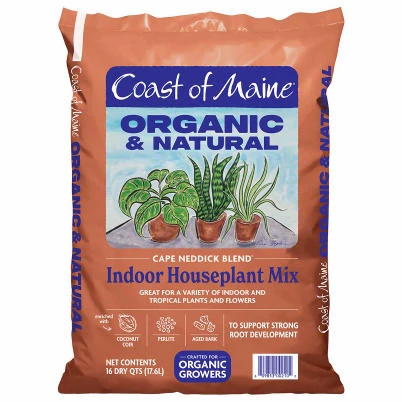 Cape Neddick Blend Organic Indoor Houseplant Potting Mix, 16 Quart Bag
