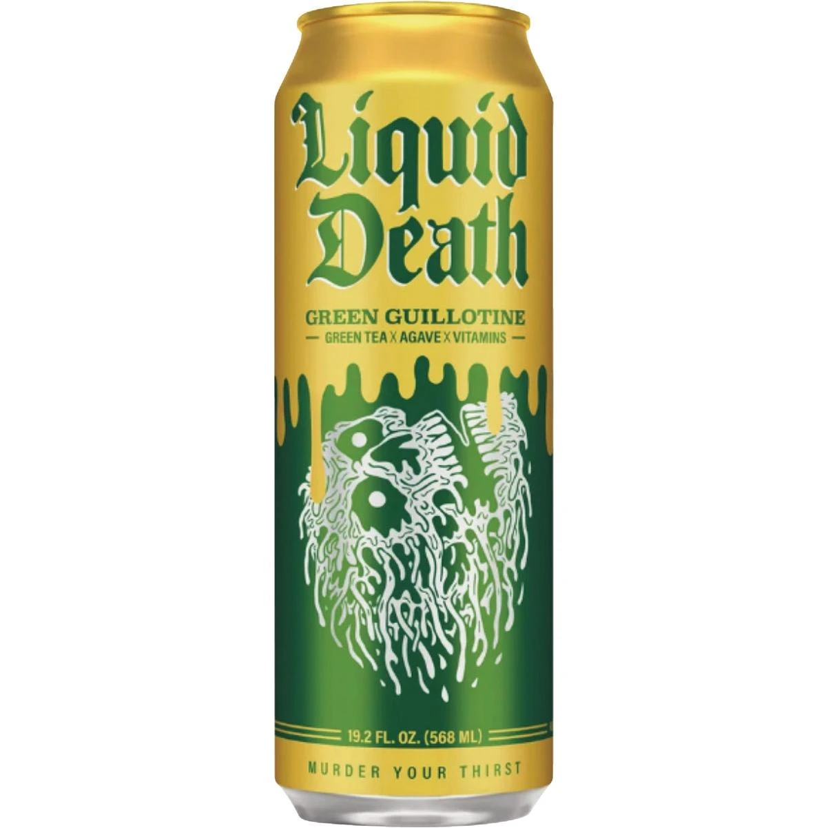 Liquid Death 19.2 Oz. Green Guillotine Tea