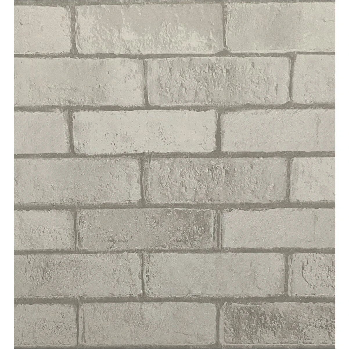 Global Product Sourcing 1/4 In. x 4 Ft. x 8 Ft. White Brick Vinyl Paper Overlay Plywood Wall Panel