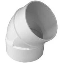 Pvc Pipe Sewer & Drain 45-degree Street Elbow, 4-inch Durable Fitting