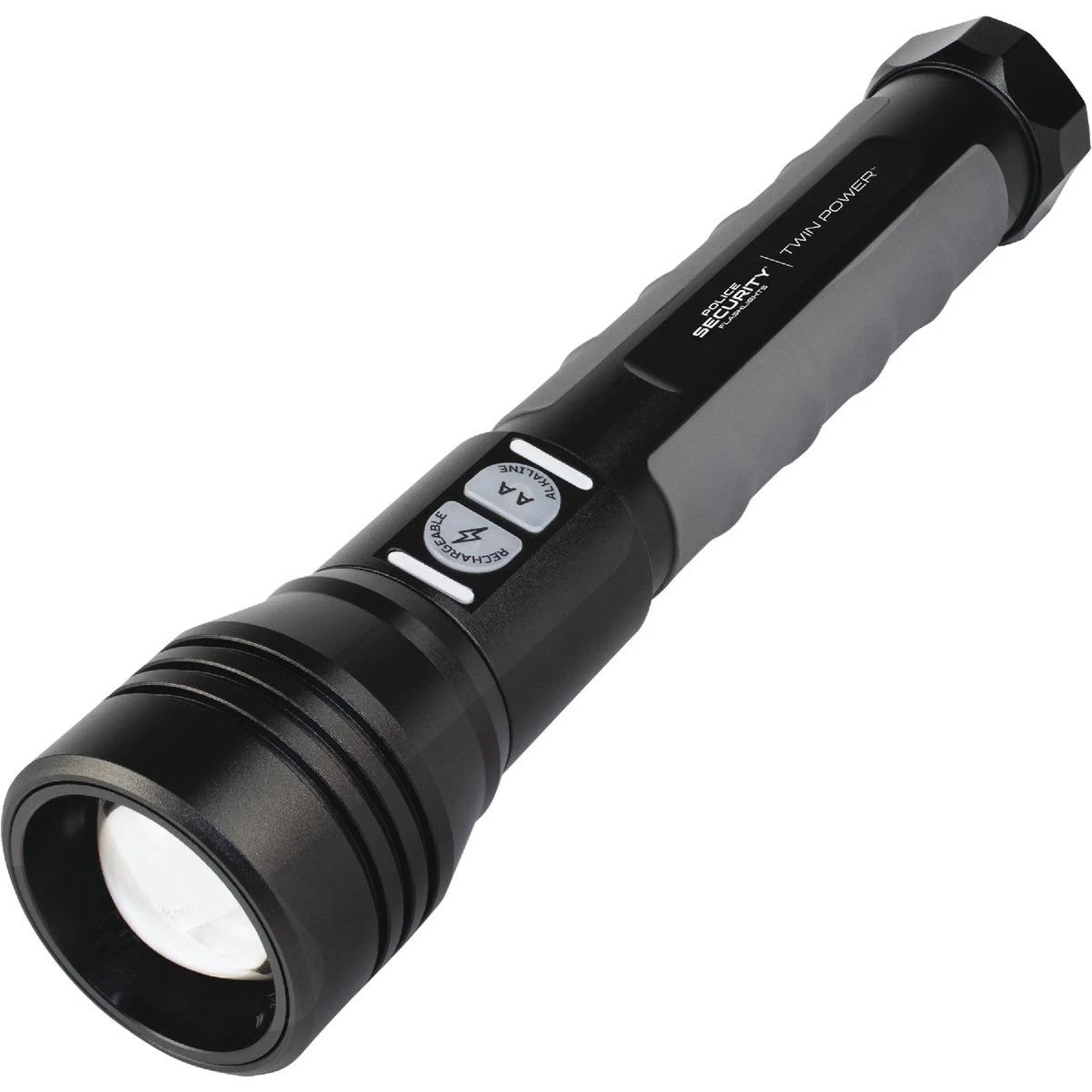 Police Security Twin Power 2000 Lm. LED Flashlight