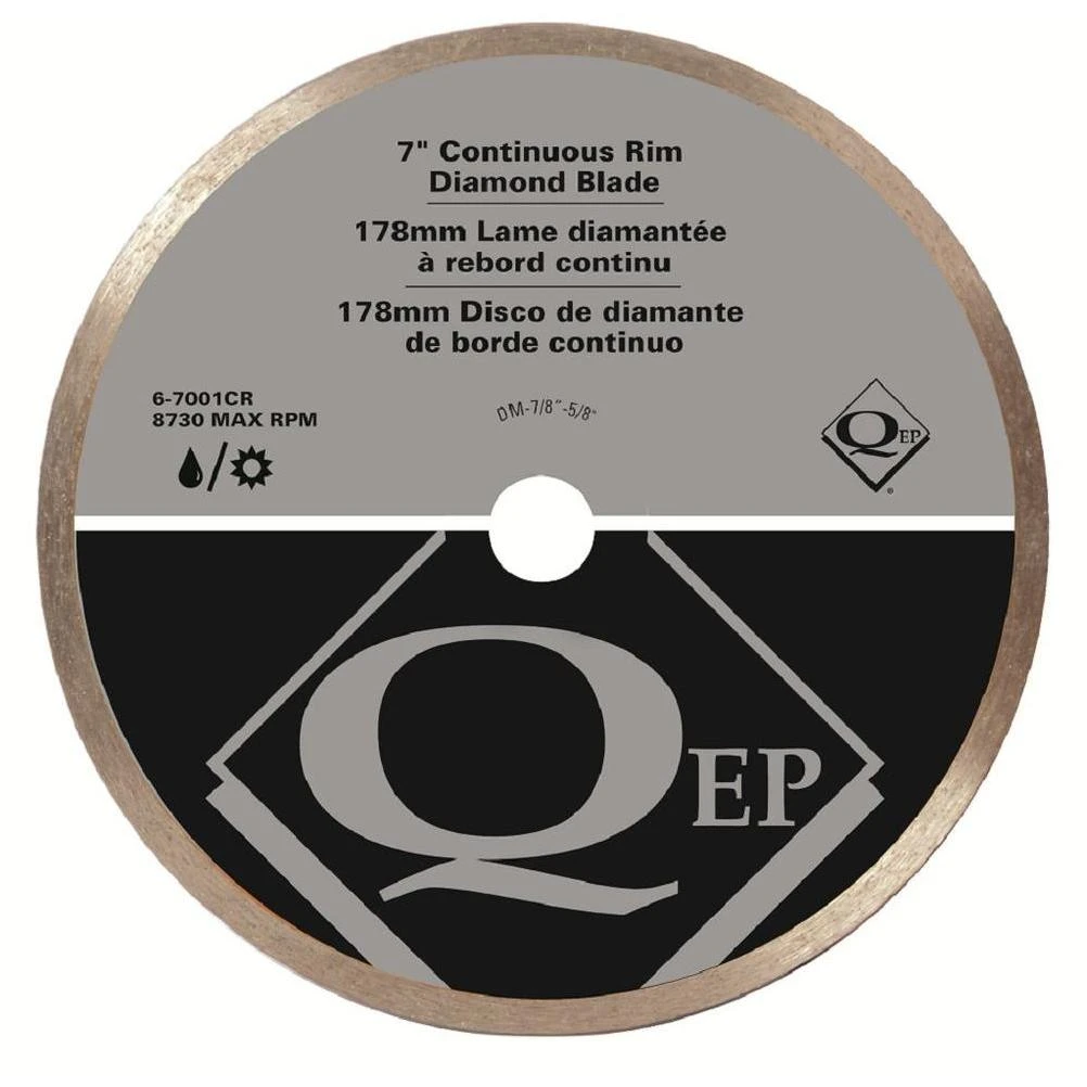 7 in. Diamond Blade for Wet Tile Saws for Ceramic Tile