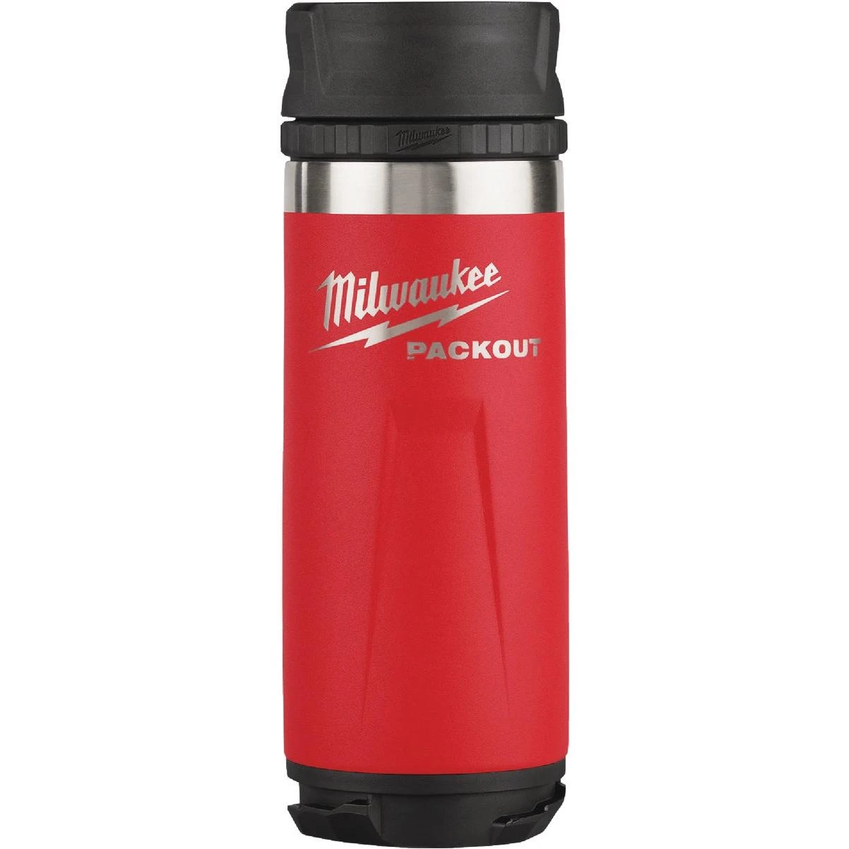 Milwaukee PACKOUT 18 Oz. Red Insulated Bottle with Sip Lid