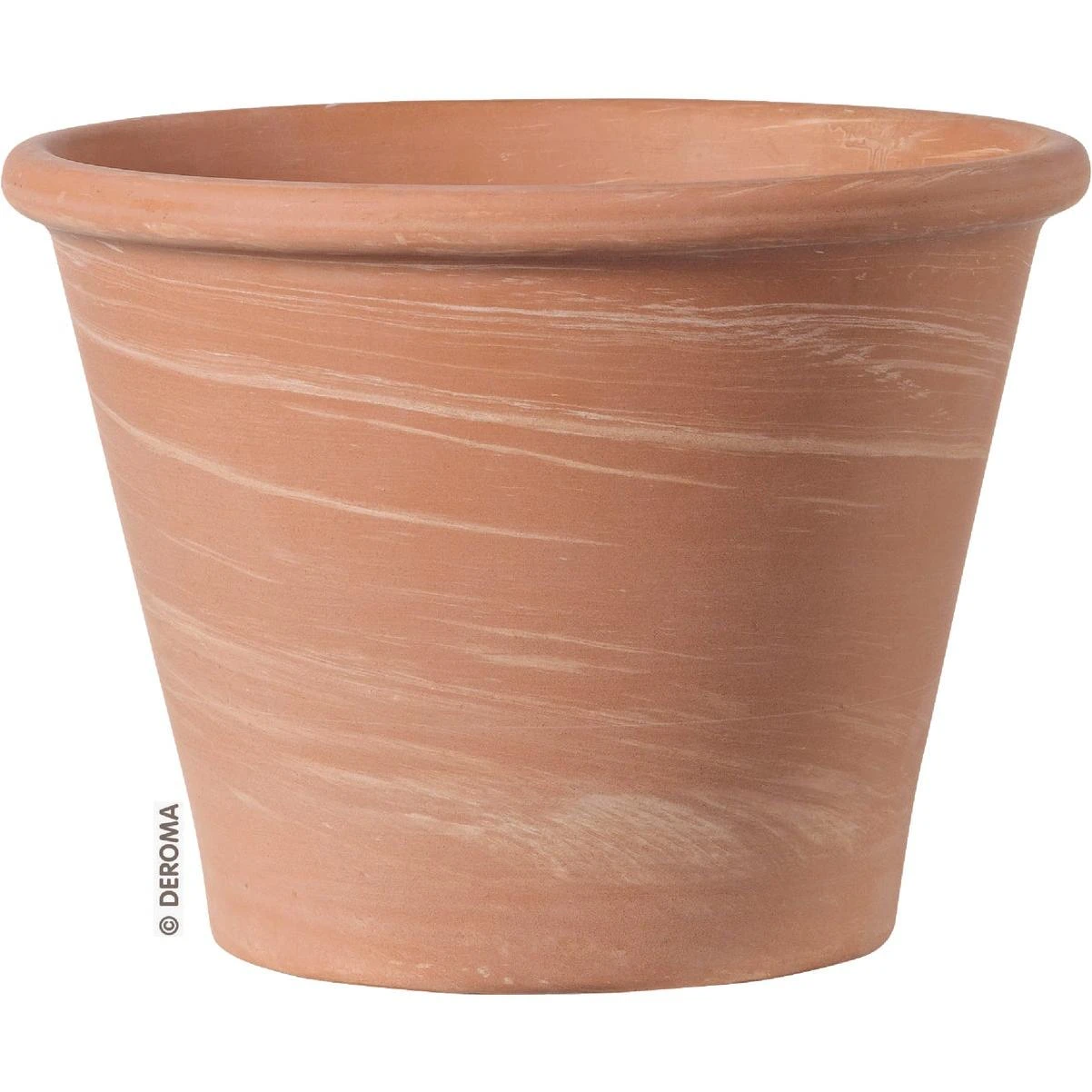 Deroma 6.7 In White Duo Vasum Planter