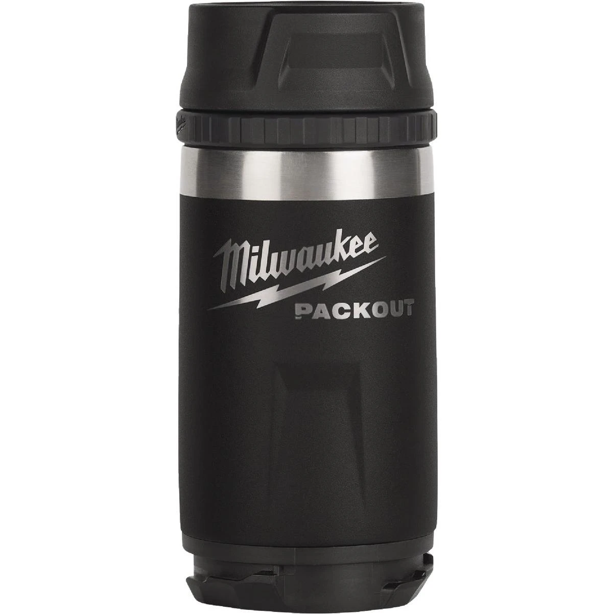 Milwaukee PACKOUT 12 Oz. Black Insulated Bottle with Sip Lid