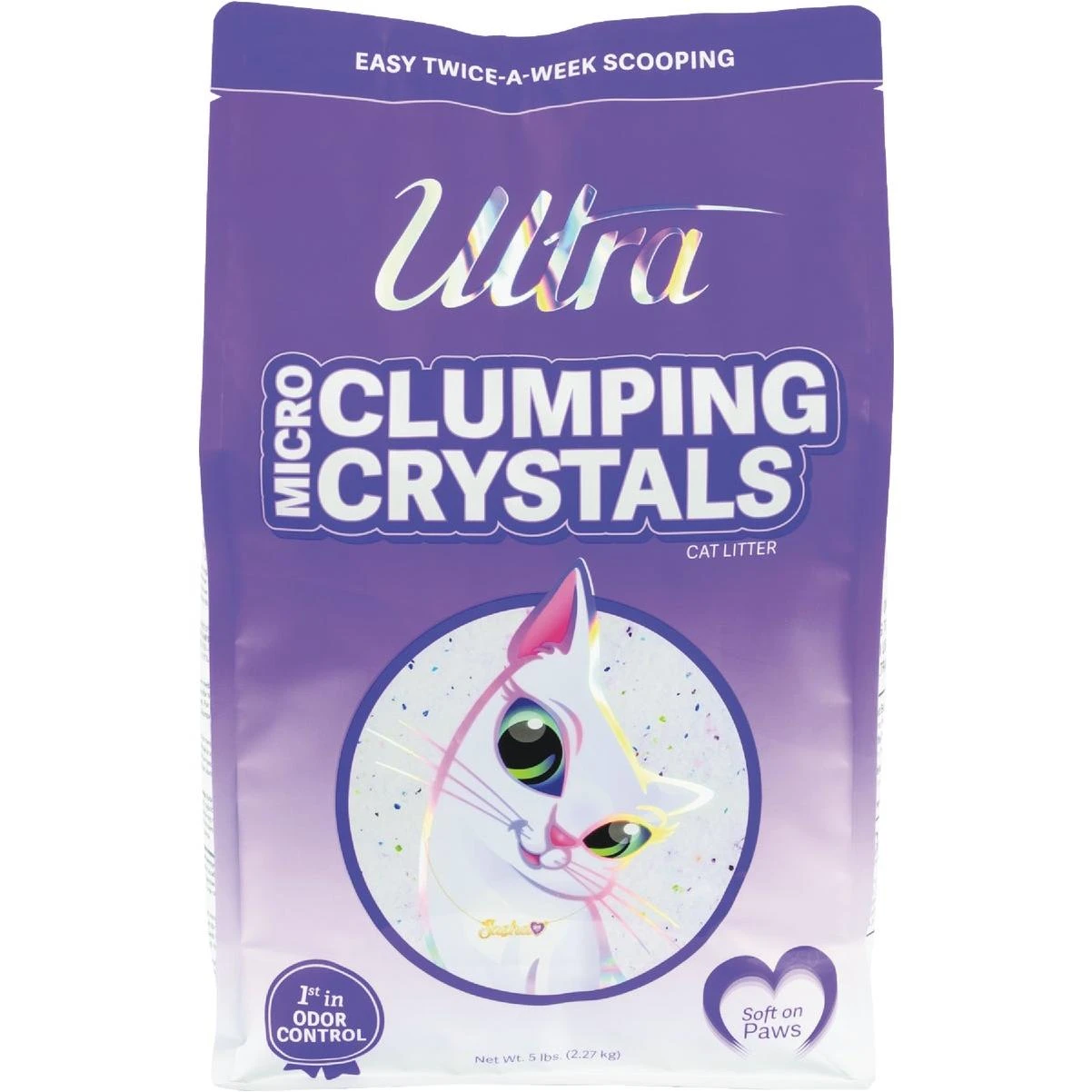 Ultra Pet 5 Lb. Micro Clumping Crystals Cat Litter