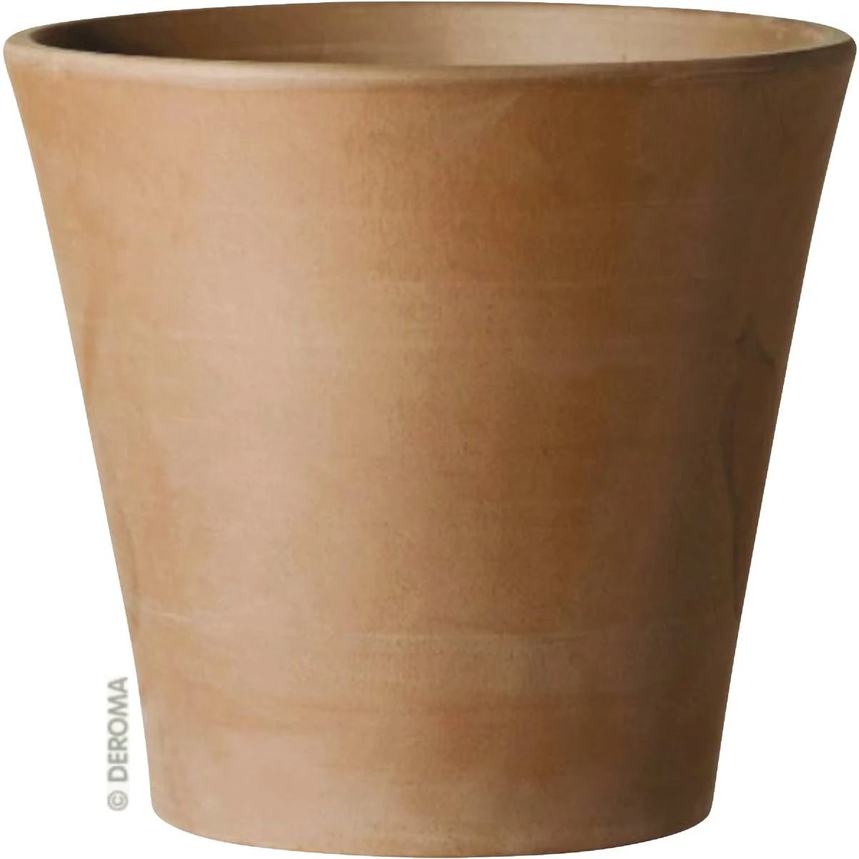 Deroma 10.2 In. Grafite Clay Cone Planter