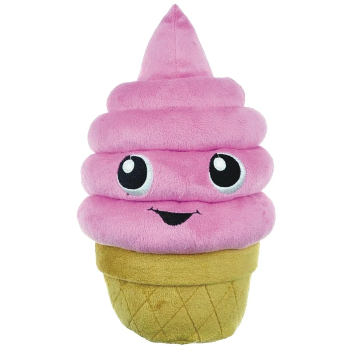 Boss Pet Chomper Food Junkeez Plush Ice Cream Cone Small Dog Toy
