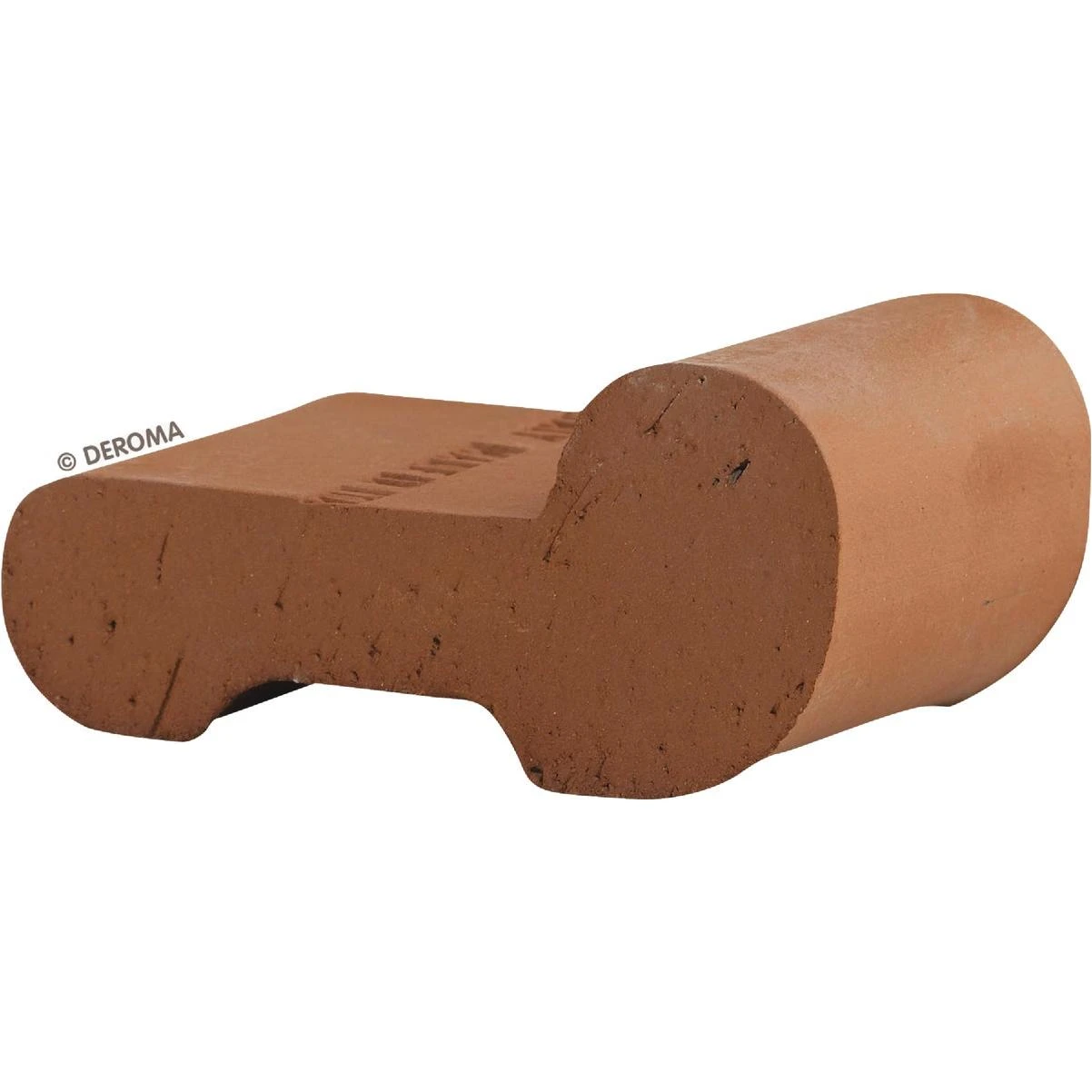 Deroma 4.7 In. Red Terra Cotta Planter Feet (3-Pack)