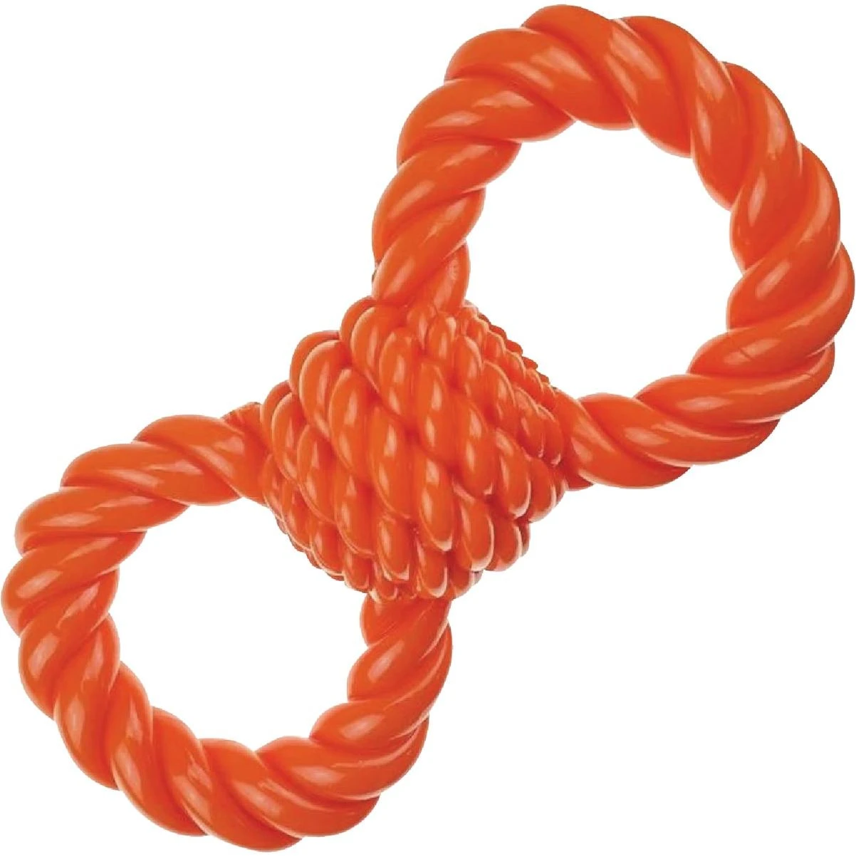 Boss Pet Infinity TPR Figure 8 Orange Dog Toy