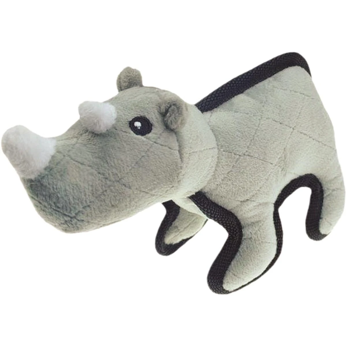 Boss Pet Pet Park Blvd Tuffimals Small Rhino Dog Toy