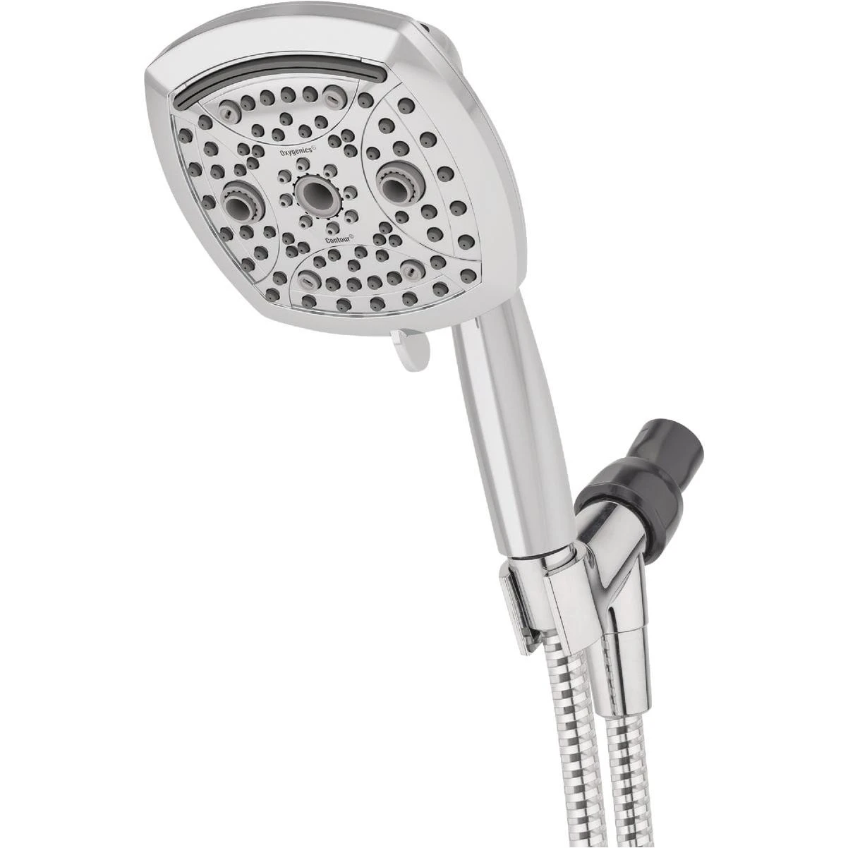 Oxygenics Contour 9-Spray 1.8 GPM Handheld Showerhead, Chrome