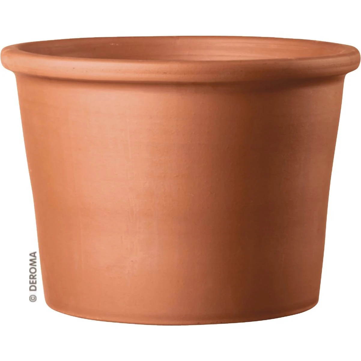 Deroma 4.7 In. Red Terra Cotta Clay Cylinder Planter