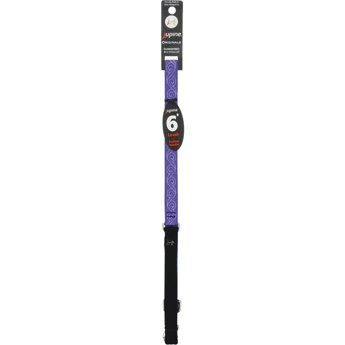 Lupine 3/4 In. x 6 Ft. Woven Pattern Jellyroll Dog Leash