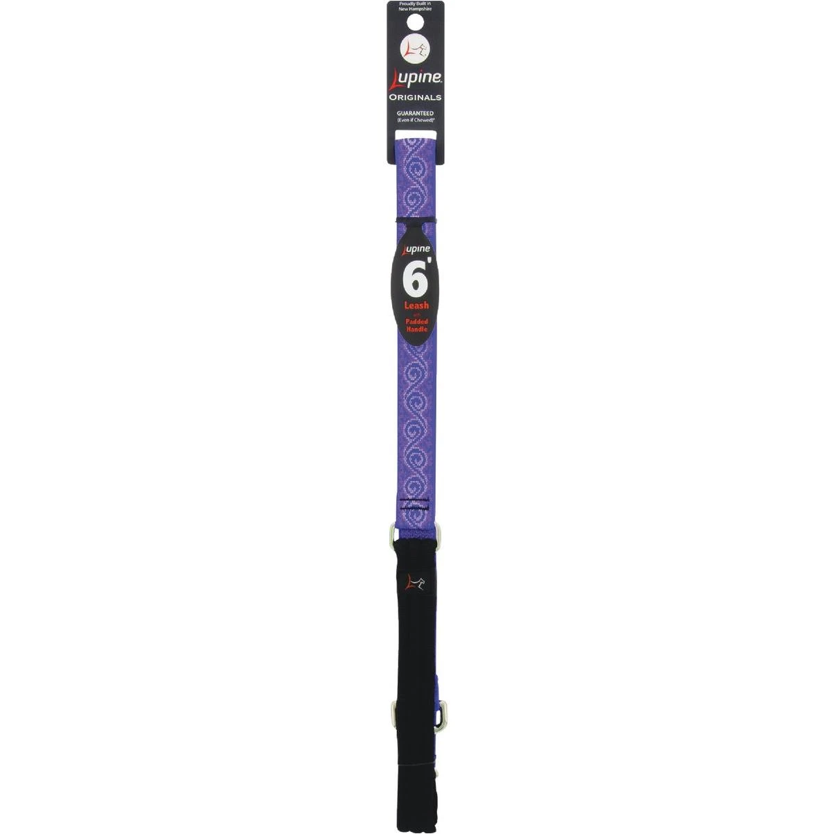 Lupine 1 In. x 6 Ft. Woven Pattern Jellyroll Dog Leash