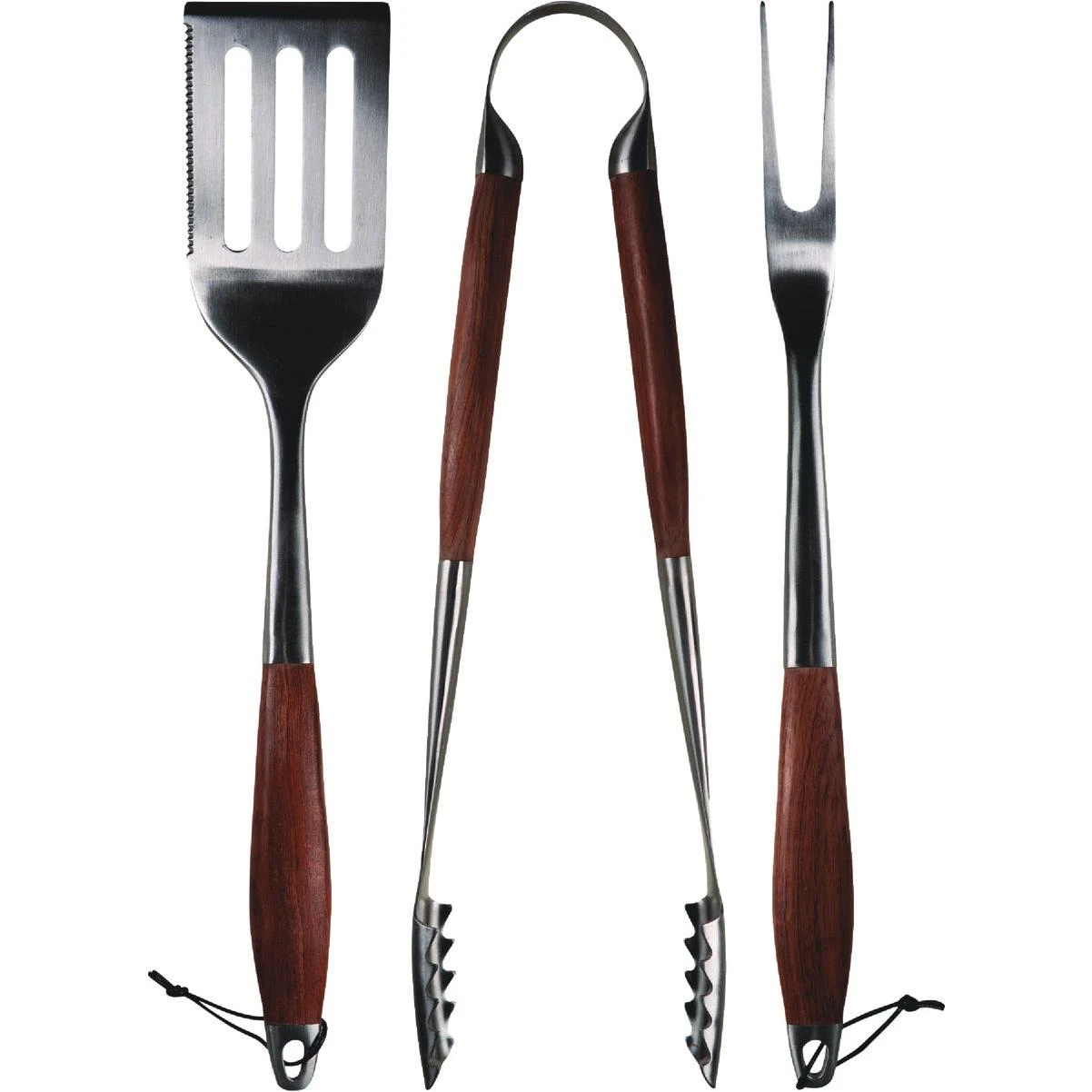 Drip EZ Rosewood Handle BBQ Tool Set (3-Piece)