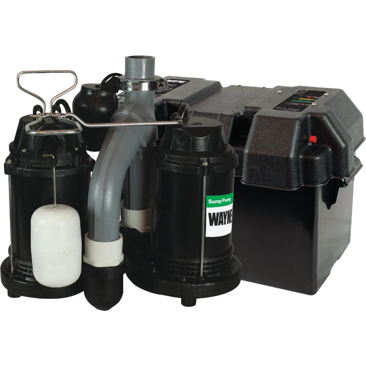 Wayne 1/2 HP Cast Iron Sewage Injector Pump with Vertical Float Switch