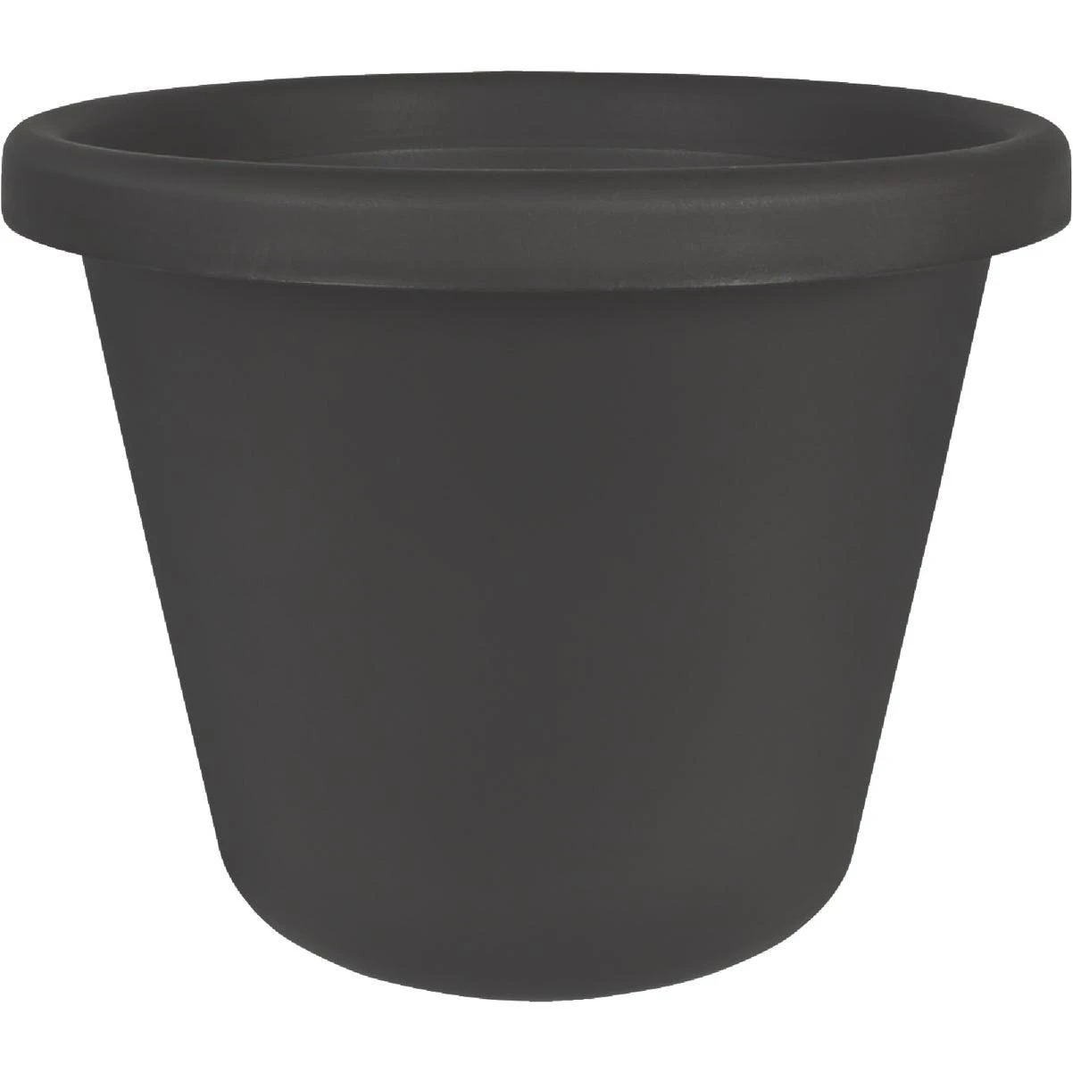 HC Companies 10 In. Black Classic Planter