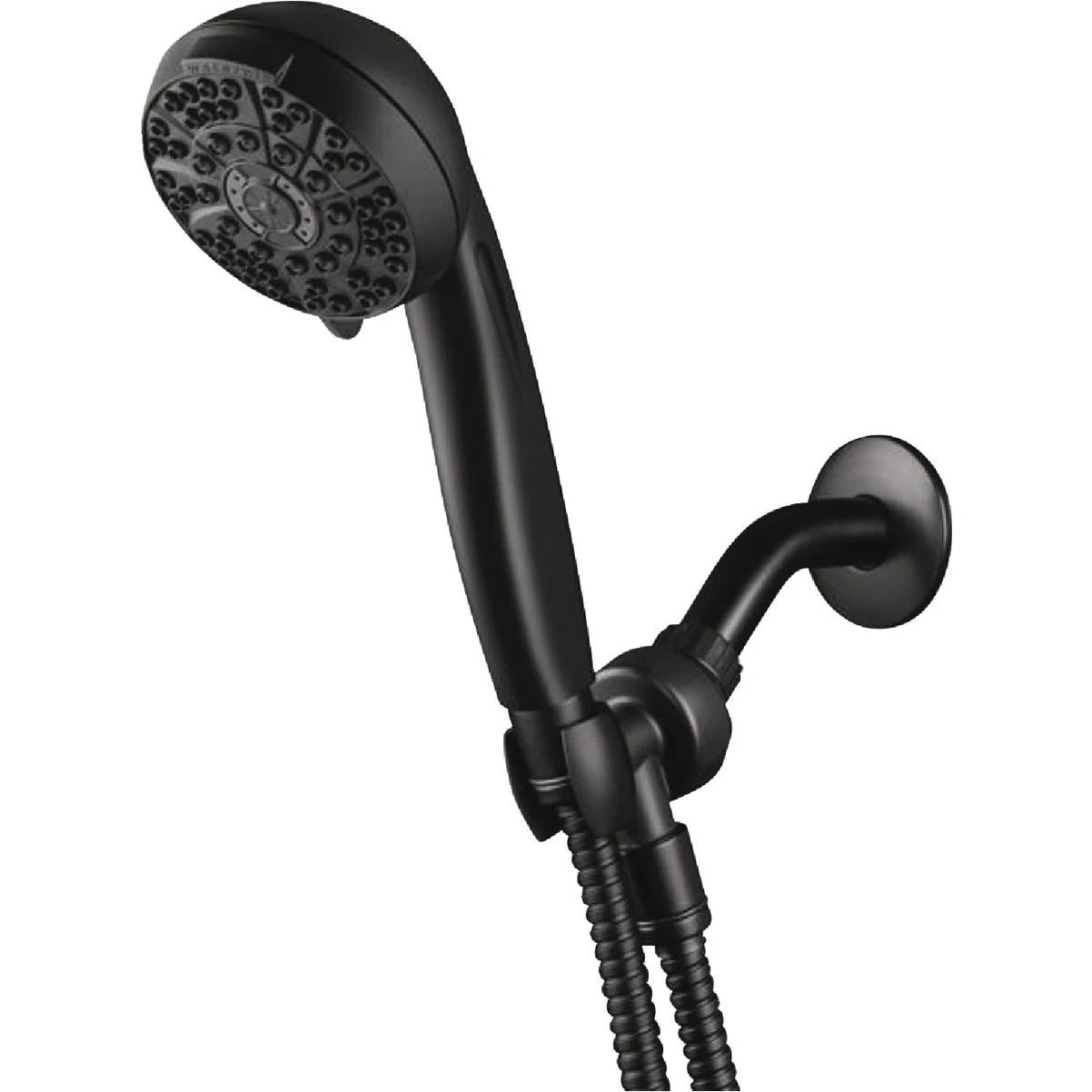 Waterpik PowerPulse 6-Setting Matte Black Handheld Showerhead