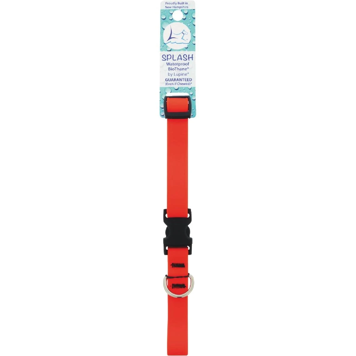 Lupine 3/4 In. Waterproof Neon Orange 13 to 22 In. Adjustable Collar