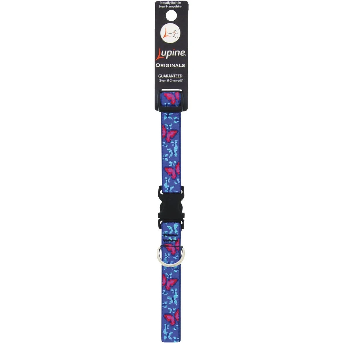 Lupine 3/4 In. Woven Pattern Social Butterfly 13 to 22 In. Adjustable Collar
