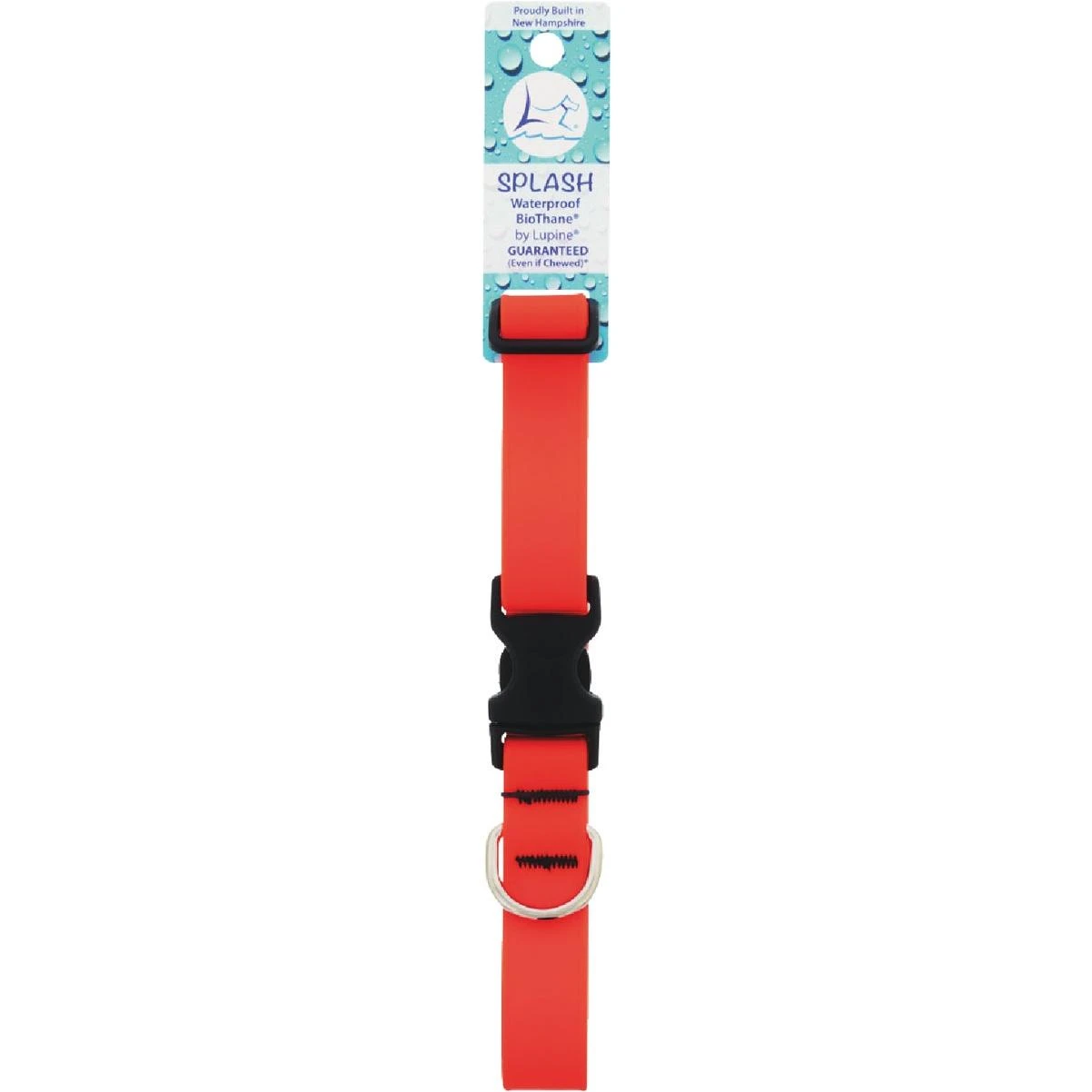 Lupine 1 In. Waterproof Neon Orange 12 to 20 In. Adjustable Collar
