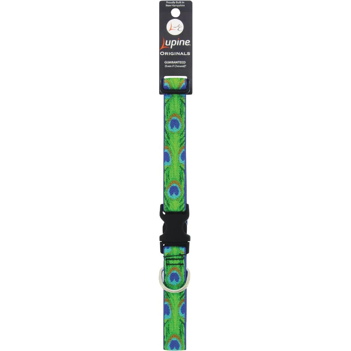 Lupine 1 In. Woven Pattern Tail Feather 16 In. to 28 In.  Adjustable Collar