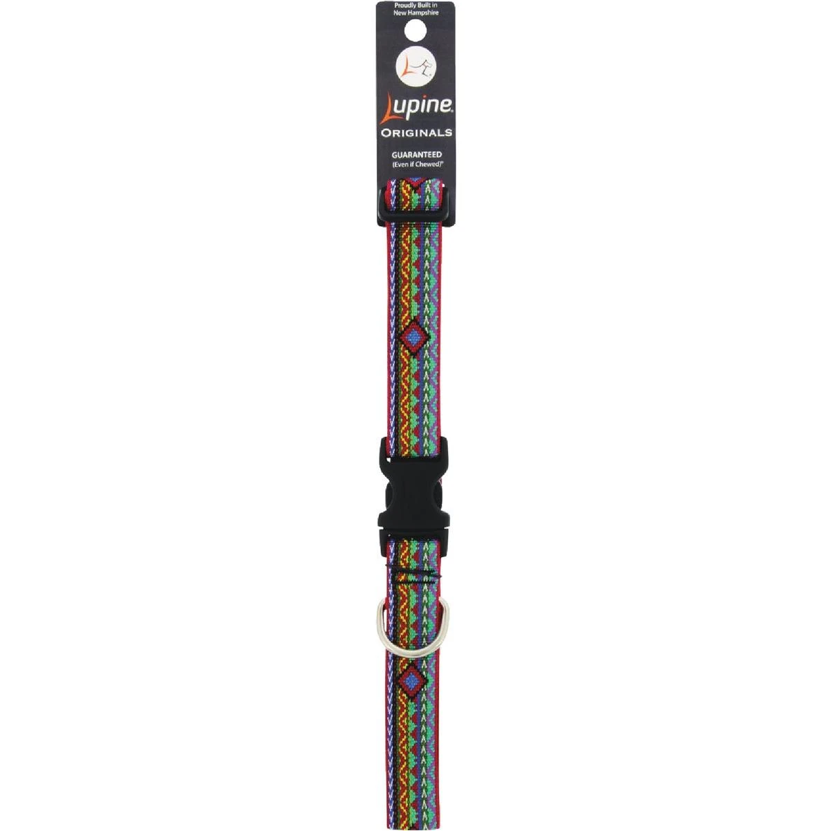 Lupine 1 In. Woven Pattern El Paso 16 to 28 In. Adjustable Collar