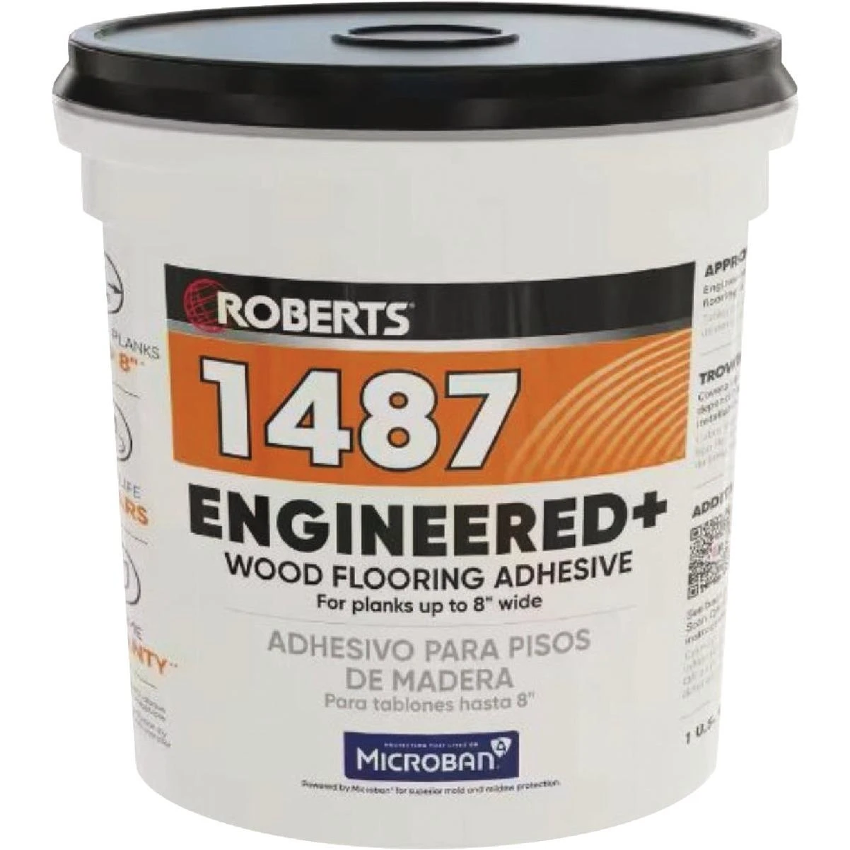 Roberts 1487 Engineered+ Wood Flooring Adhesive, 1 Gal.