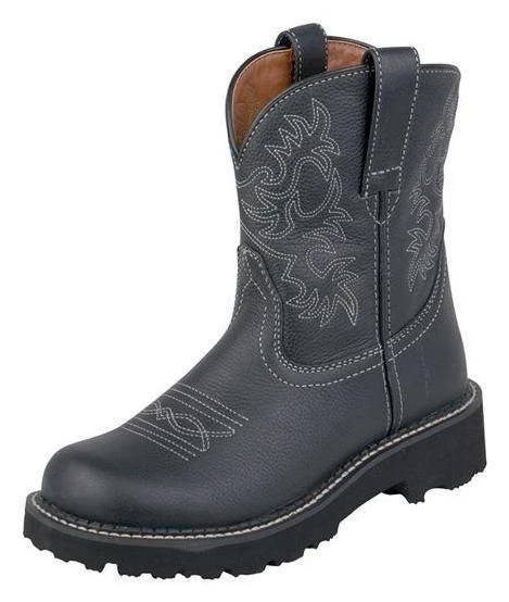 Fatbaby Boots Womens Western Black Deertan Fat Baby 10000833