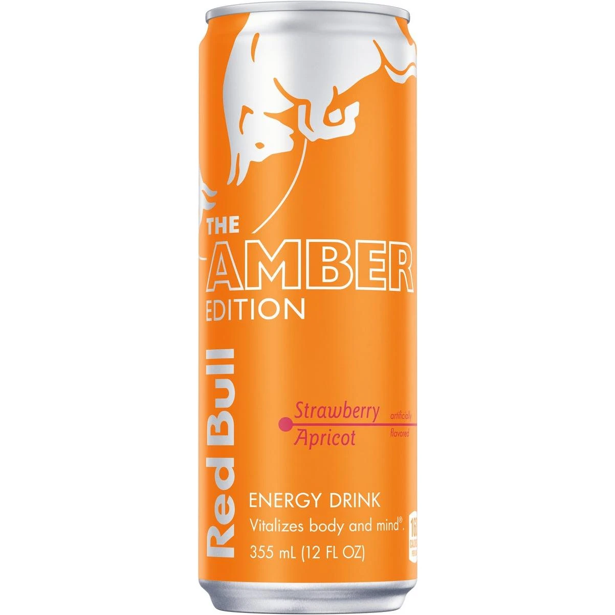 Red Bull 12 Oz. Amber Edition Strawberry Apricot Energy Drink
