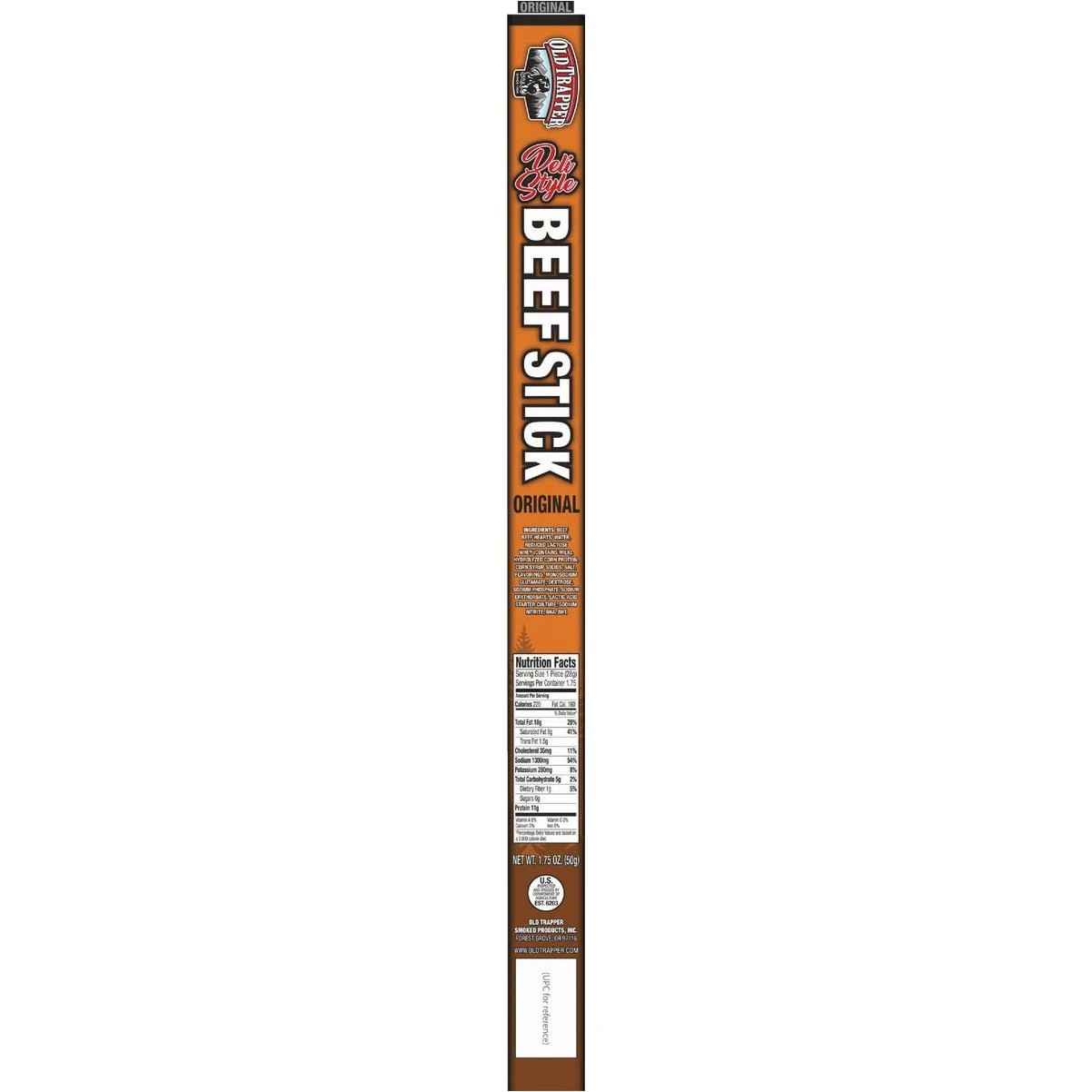 Old Trapper Original Individual Deli Stick Jerky