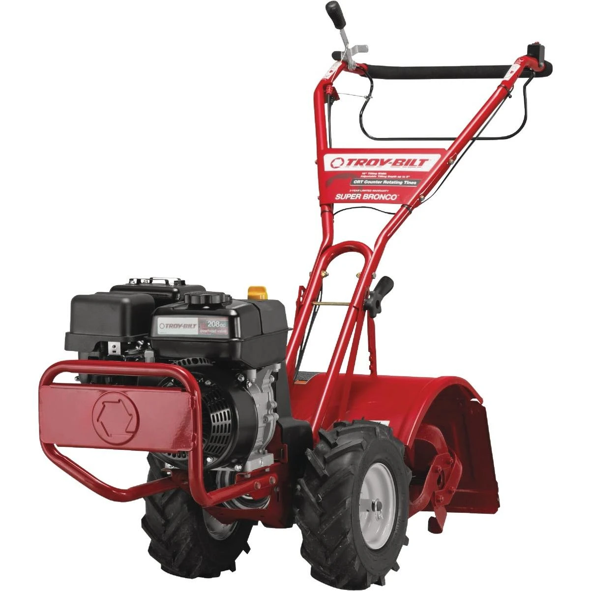 Troy-Bilt Super Bronco CRT 208cc 16 In. Rear Tine Tiller