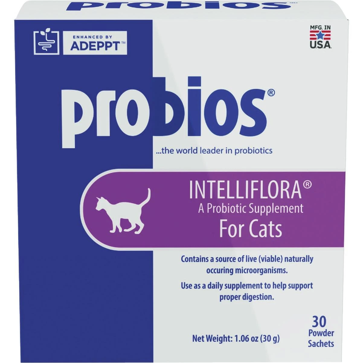 Probios Intelliflora Probiotic Cat Supplement (30-Count)