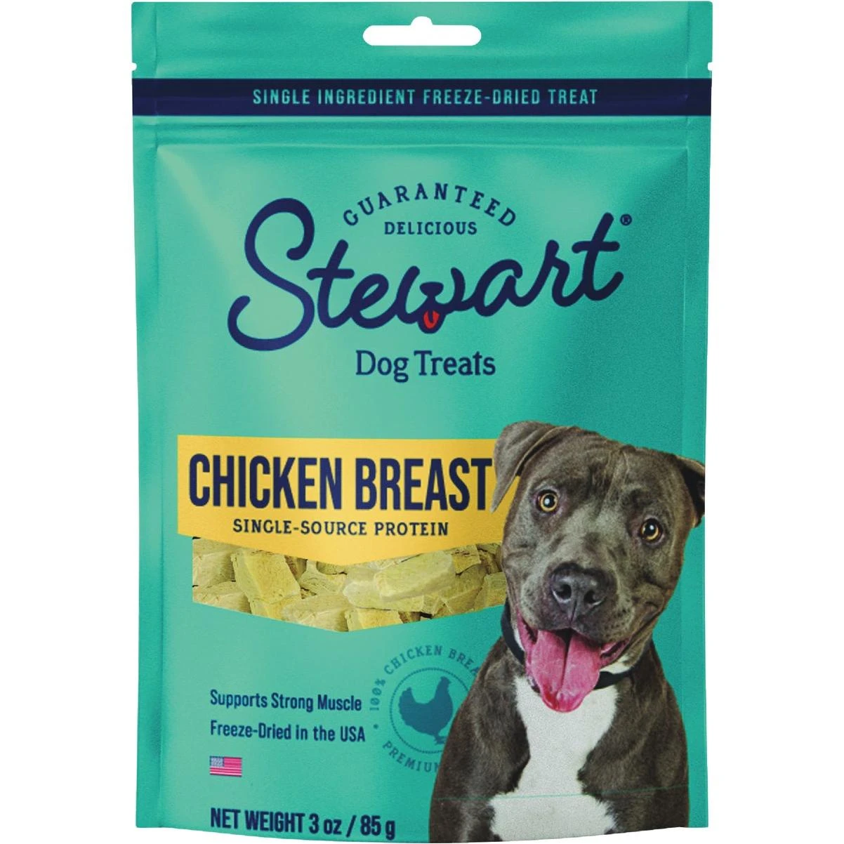 Stewart 3 Oz. Pouch Freeze-Dried Chicken Breast Dog Treats