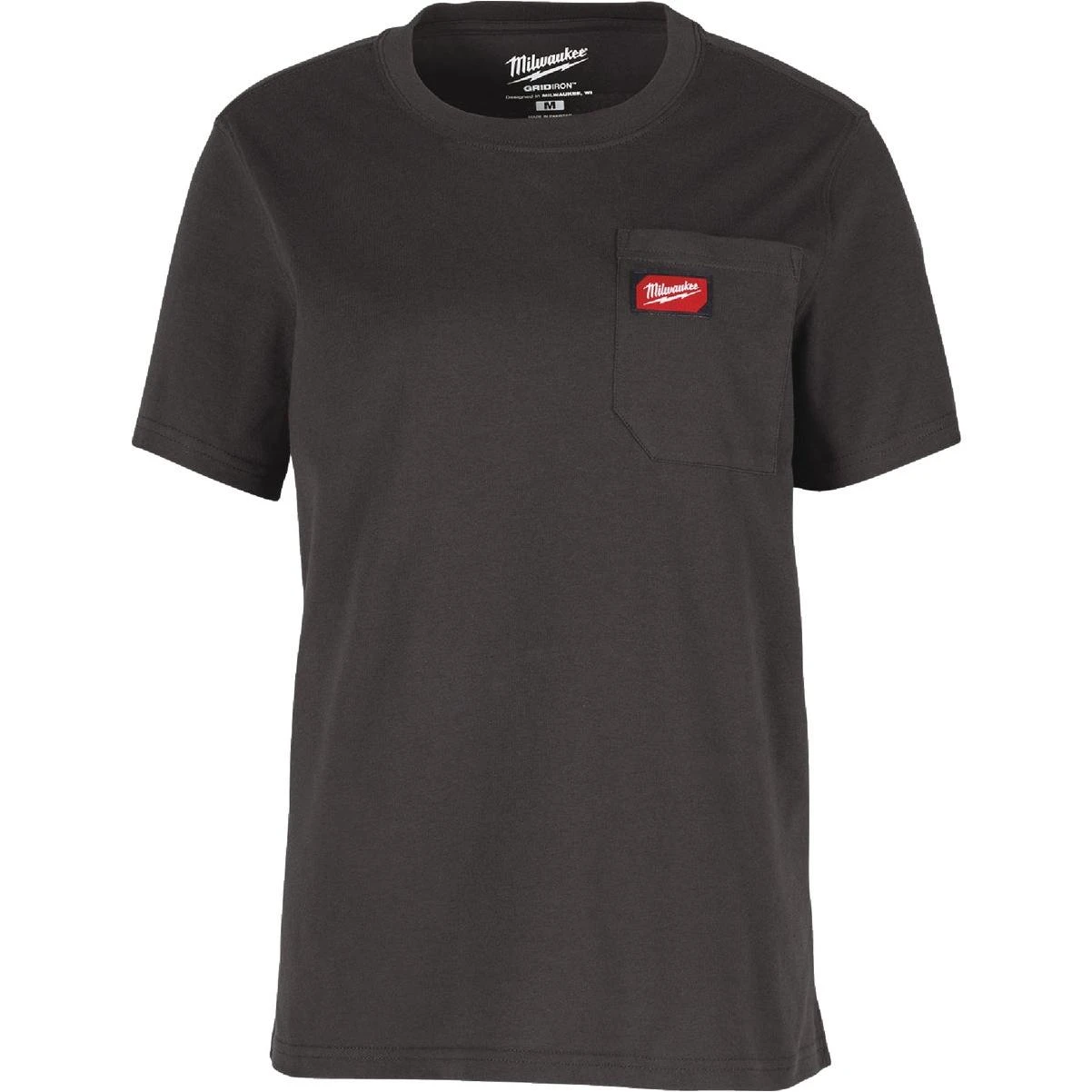 Milwaukee GridIron Women's XS Black Short Sleeve Pocket T-Shirt