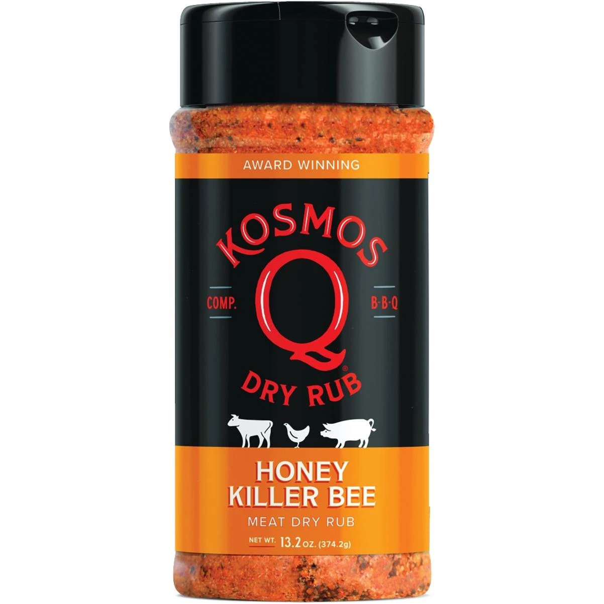 Kosmos Q 13.2 Oz. Honey Killer Bee Meat Rub