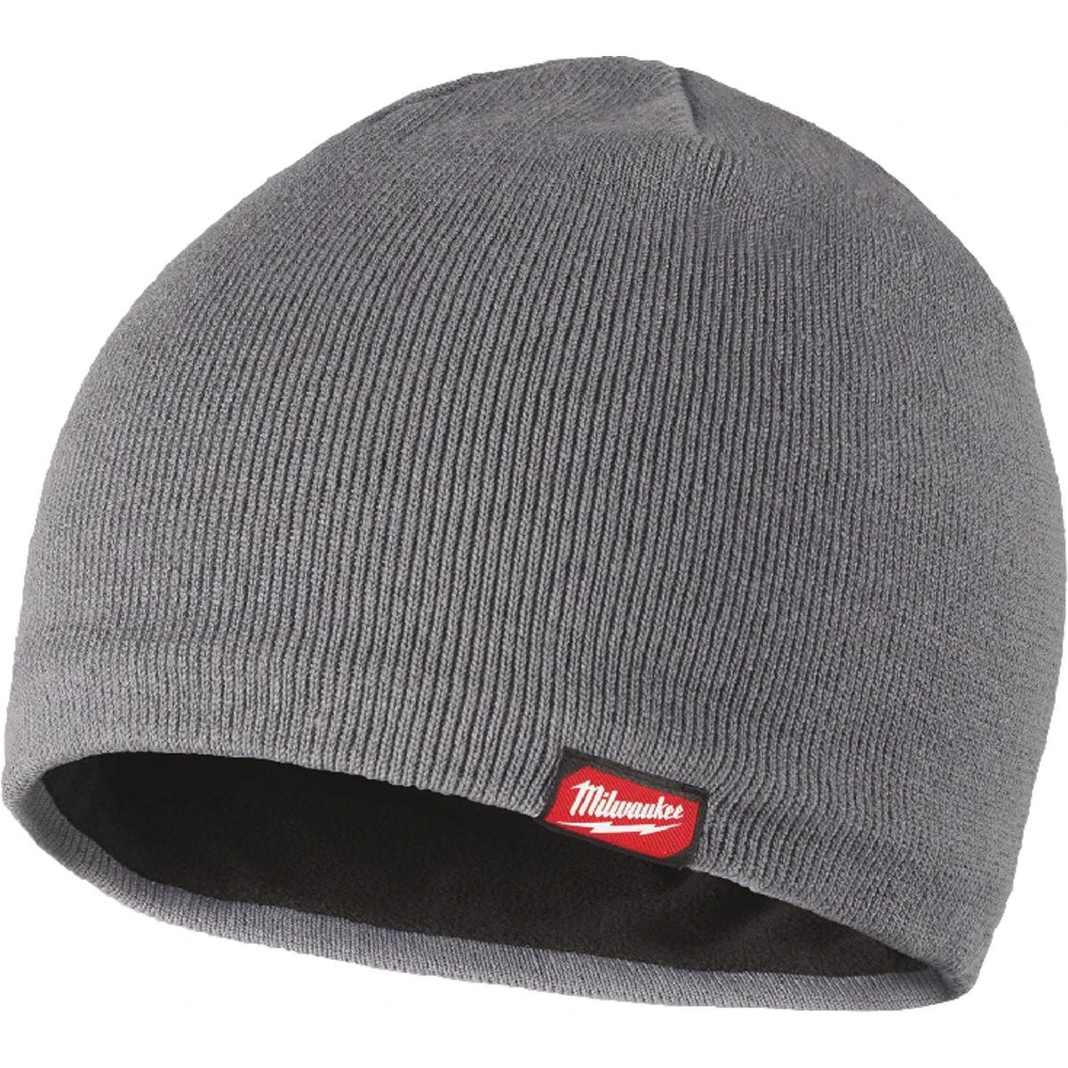 Milwaukee Gray Fleece-Lined Acrylic Beanie Sock Cap
