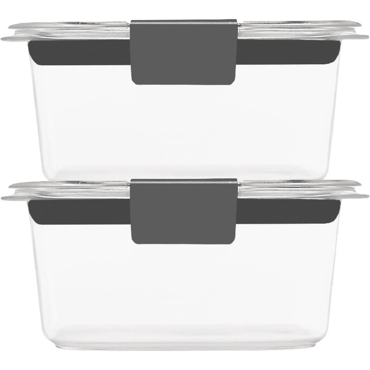Rubbermaid Brilliance 1.3 C. Clear Rectangle Food Storage Container (2-Pack)