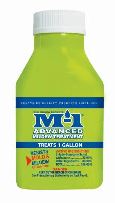 M-1 Mildewcide Paint Additivie, 1.38 oz. Treats 1 Gallon