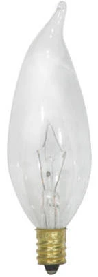 70206 4 Pack&#44; 40 Watts Clear Decorative Incandescent Bulb - Pack Of 6