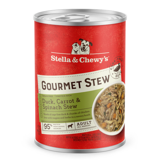 Gourmet Stew Duck, Carrot, & Spinach Stew Canned Dog Food 12.5oz