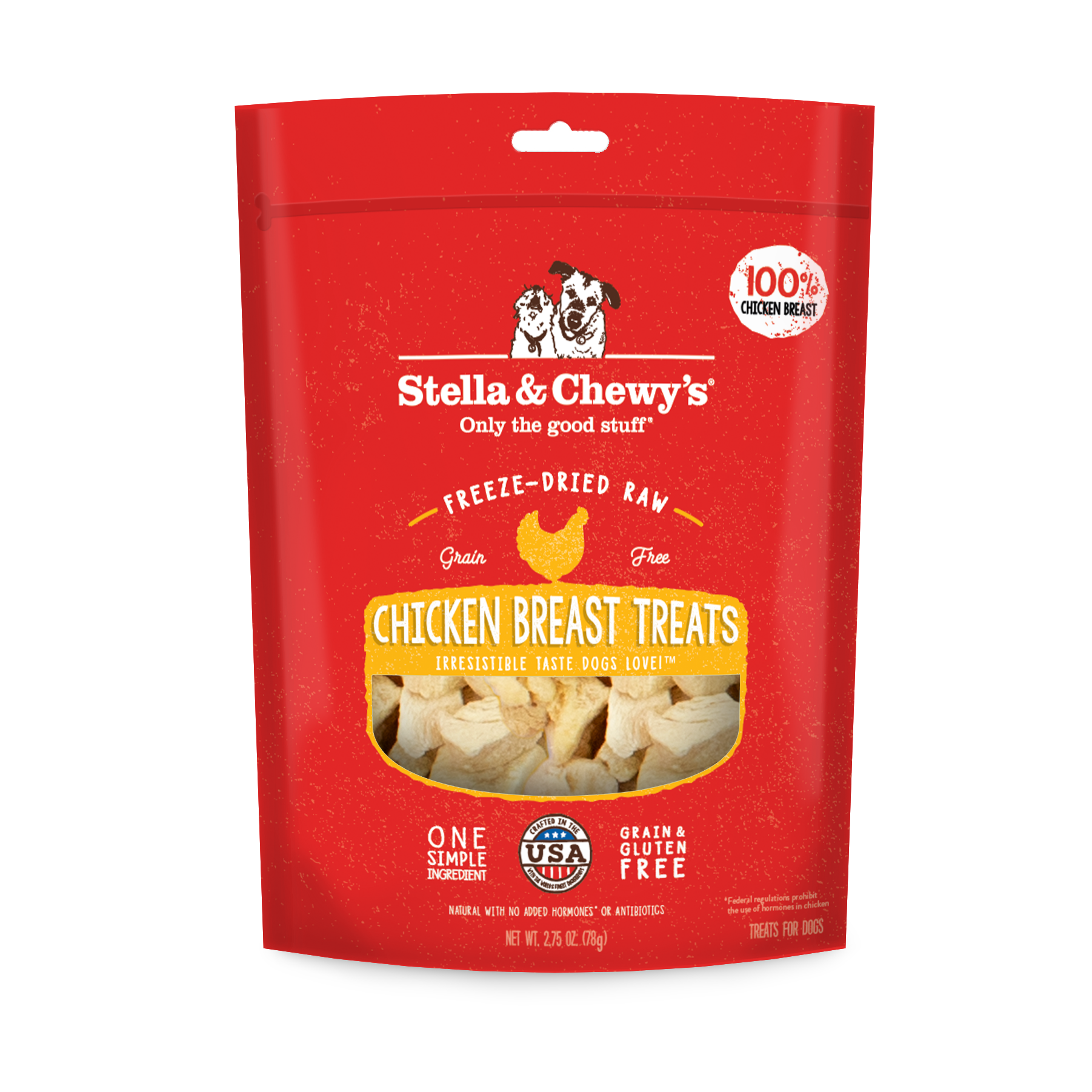 Freeze-dried Raw Chicken Breast Dog Treats, 6 Oz